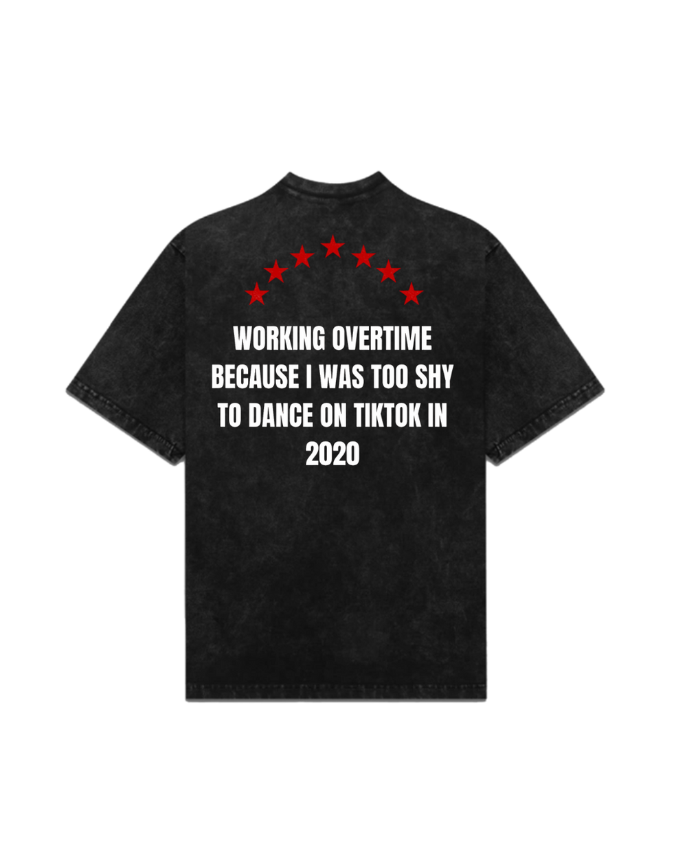 WORKING OVERTIME TEE ACID WASH