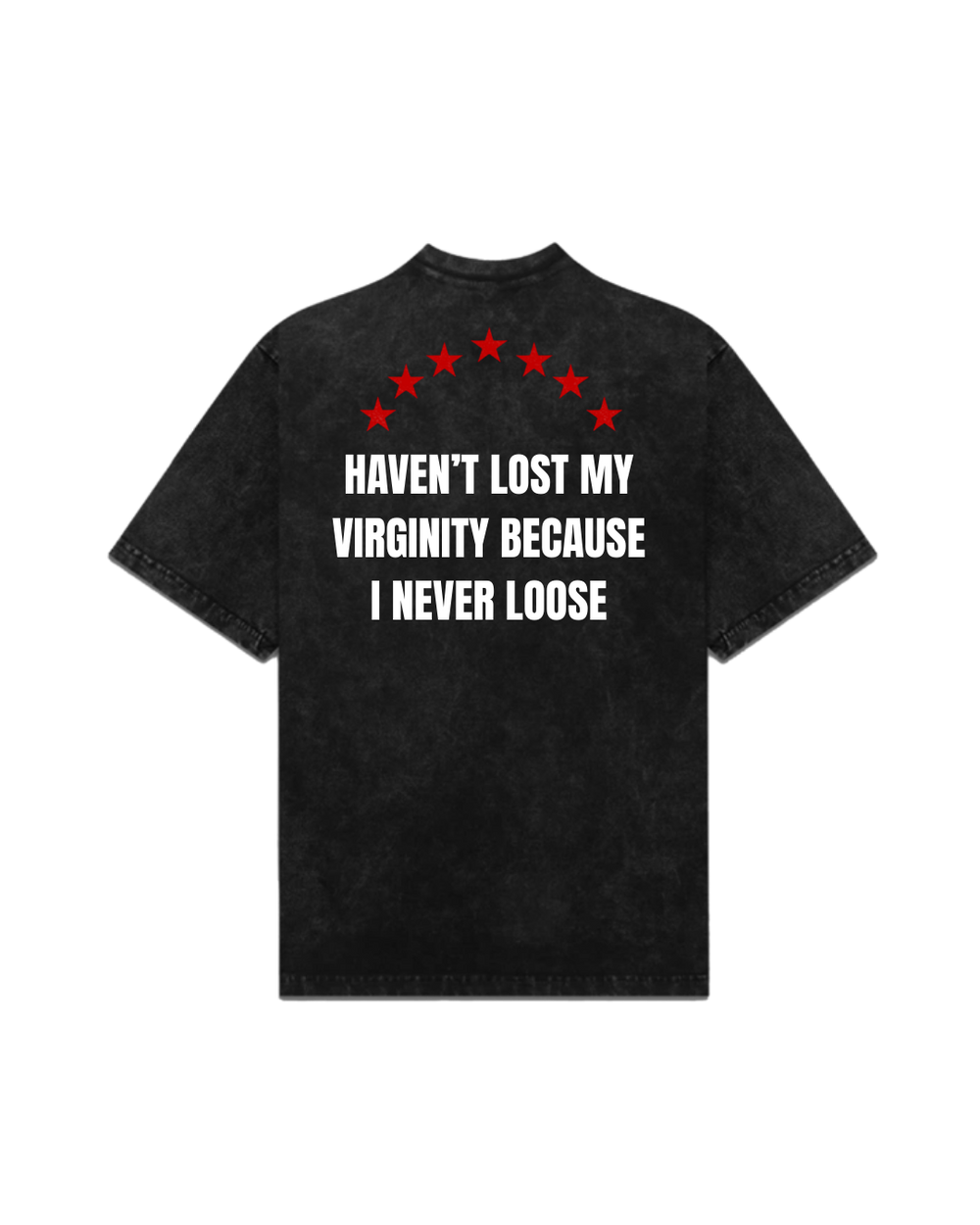 CERTIFIED VIRGIN TEE ACID WASH