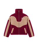 HOUSE OF HASHWAY SHERPA - BURGUNDY/CREAM