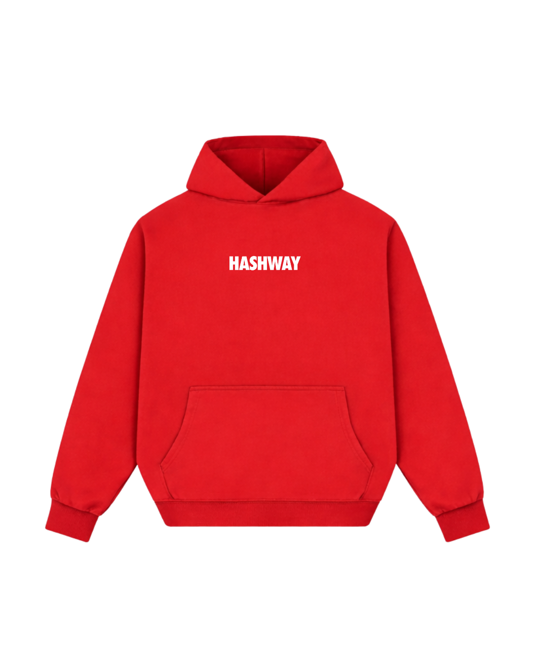HASHWAY EXPENSIVE SHIT HOODIE - RED