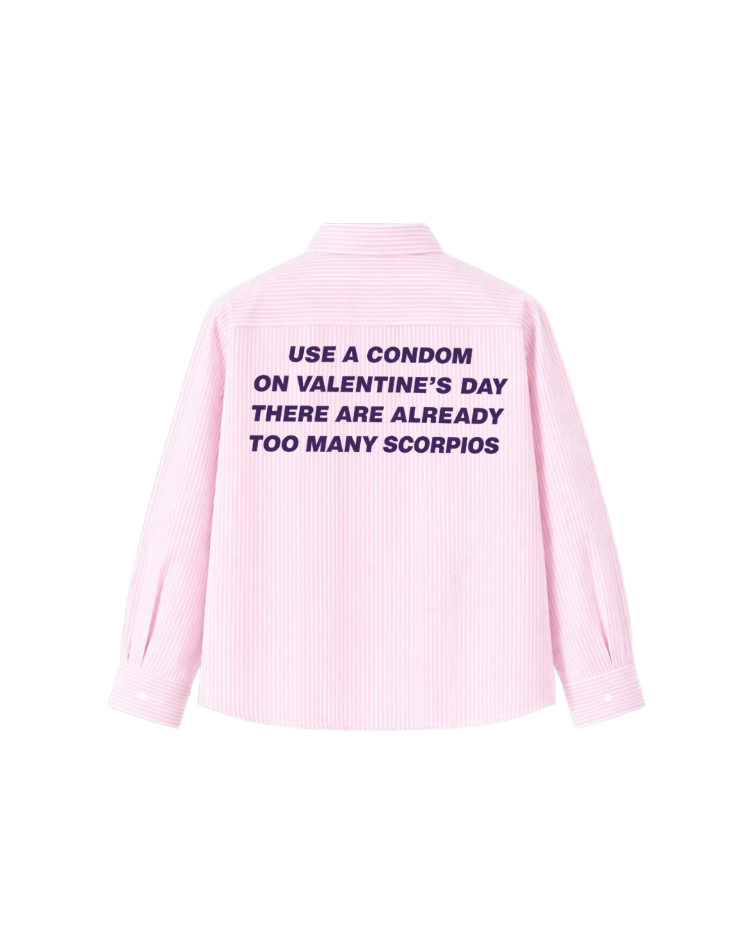 HASHWAY “TOO MANY SCORPIOS” STRIPED SHIRT - SKY BLUE