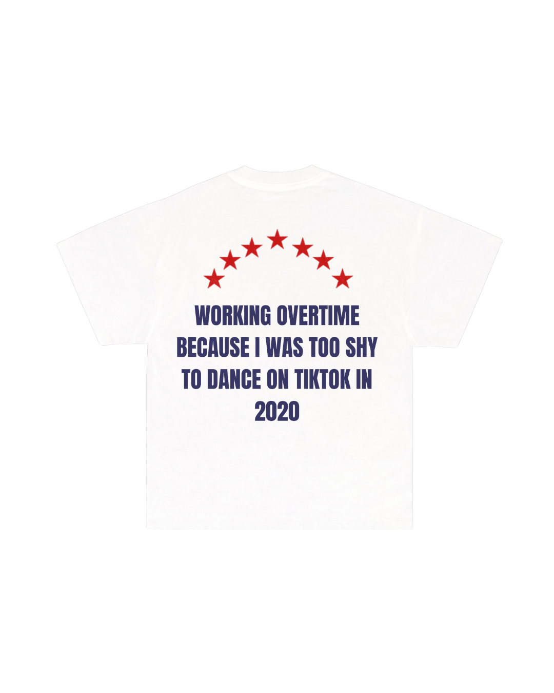 WORKING OVERTIME TEE WHITE