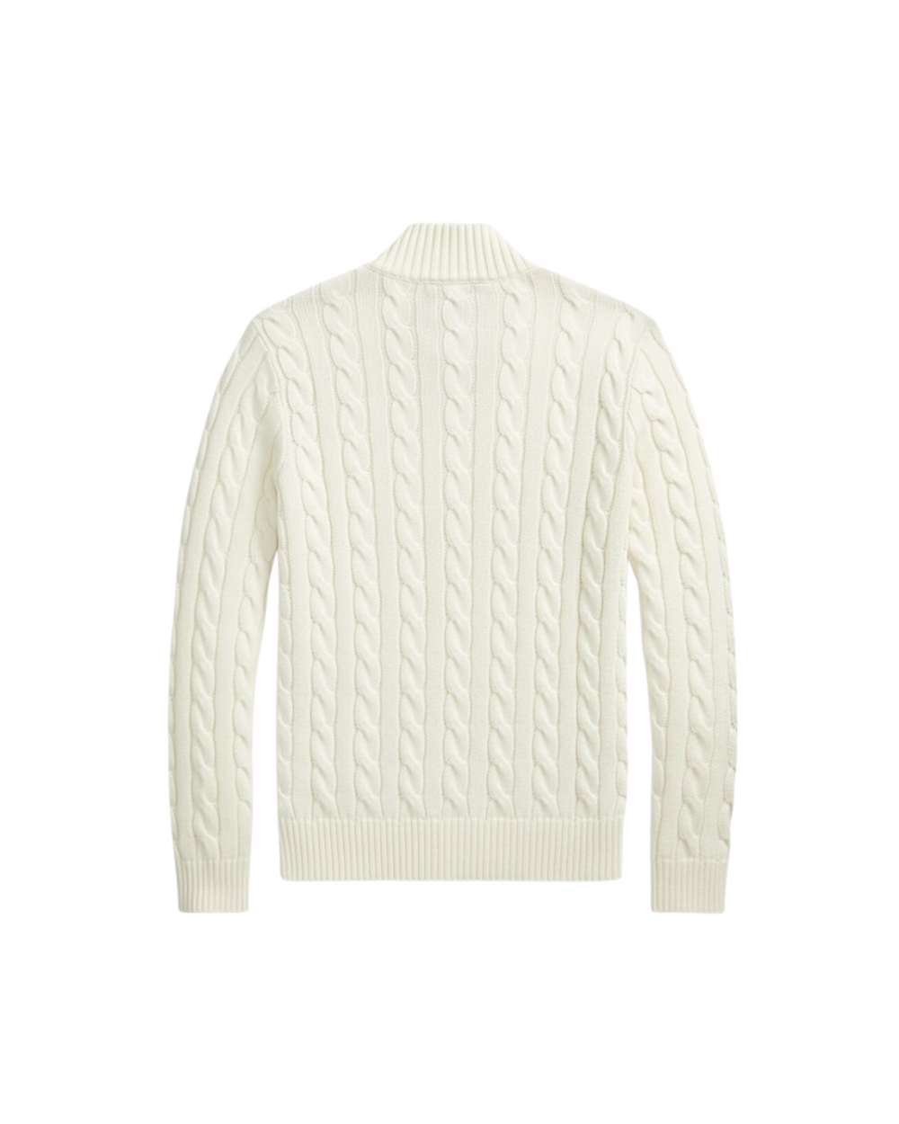 HASHWAY QUARTER ZIP JUMPER - WHITE