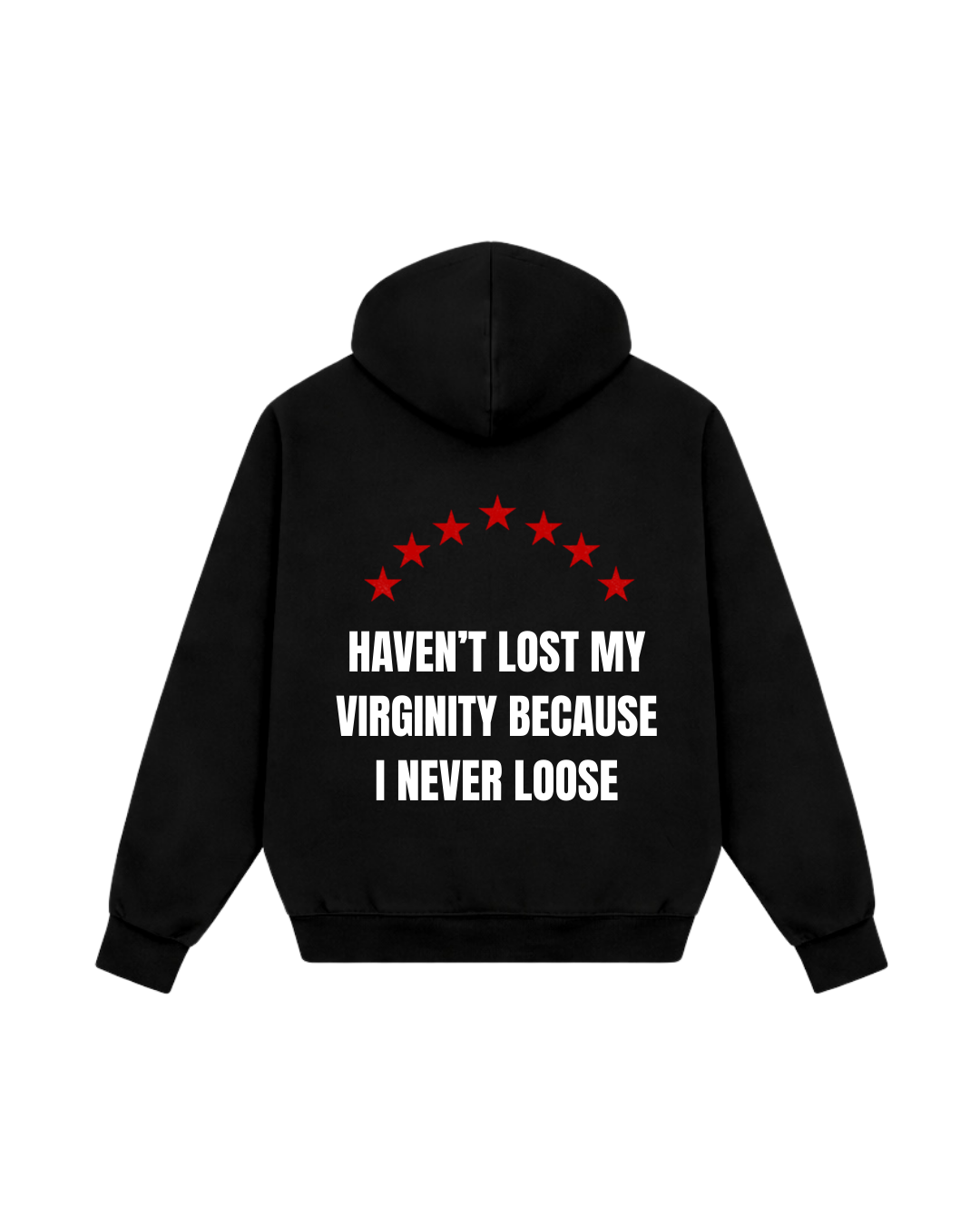 CERTIFIED VIRGIN HOODIE BLACK
