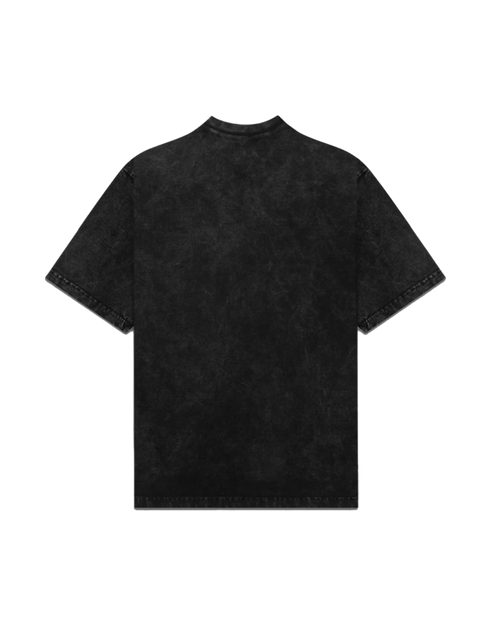 BLACK WASHED OVERSIZED T-SHIRT