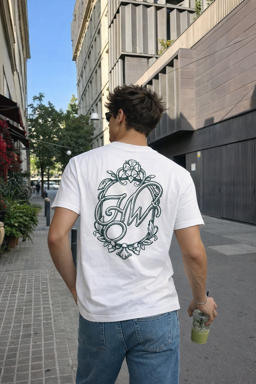HERITAGE MONOGRAM OVERSIZED TEE
