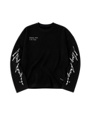THANK GOD I'M FLY WAFFLE TEE - BLACK