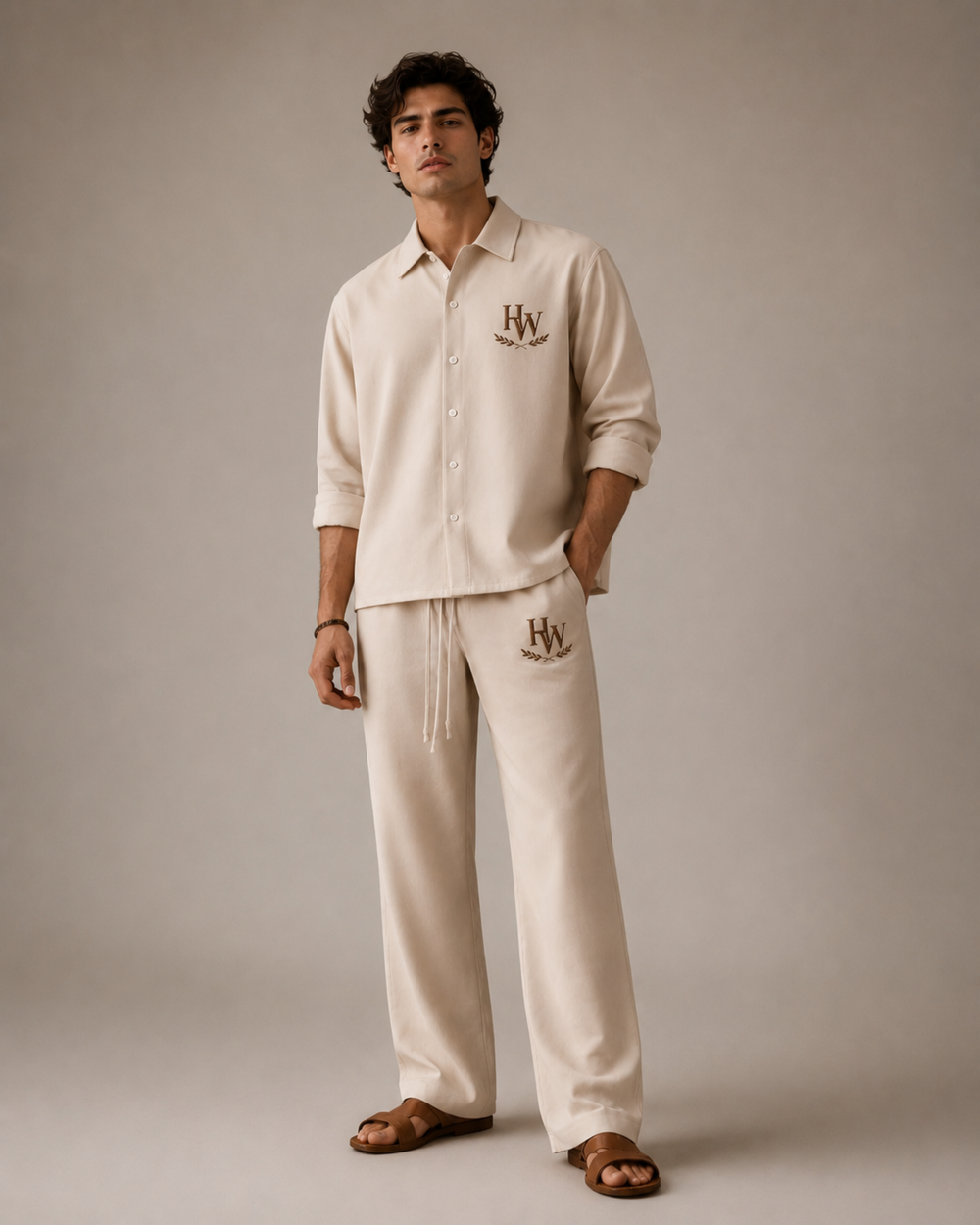 HASHWAY OLD MONEY LINEN CO-ORD SET - LIMITED EDITION