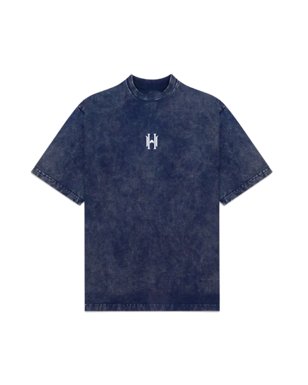 NAVY WASHED OVERSIZED T-SHIRT