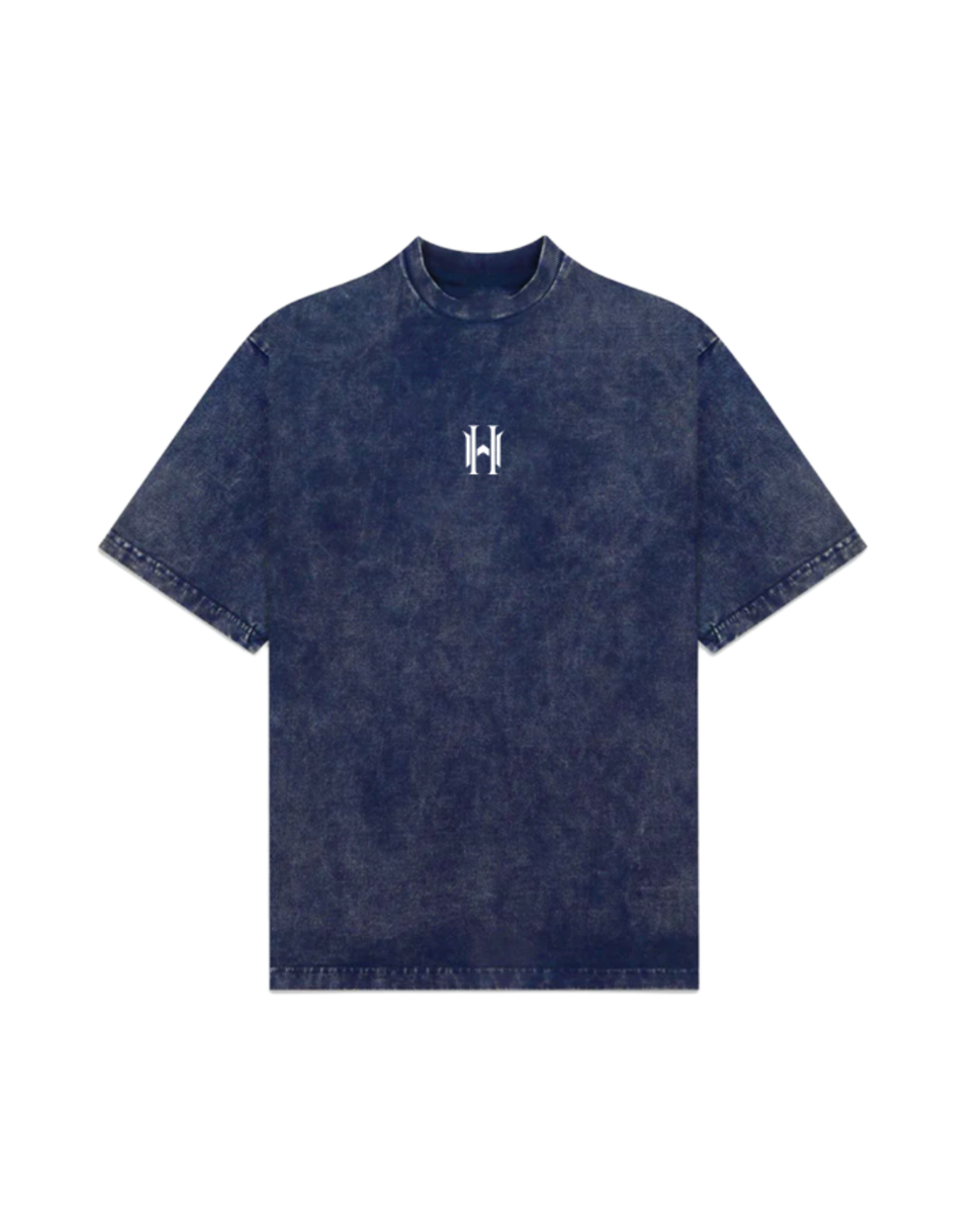 NAVY WASHED OVERSIZED T-SHIRT