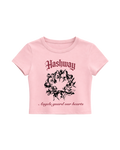 ANGELS GRAPHIC BABY TEE - PINK