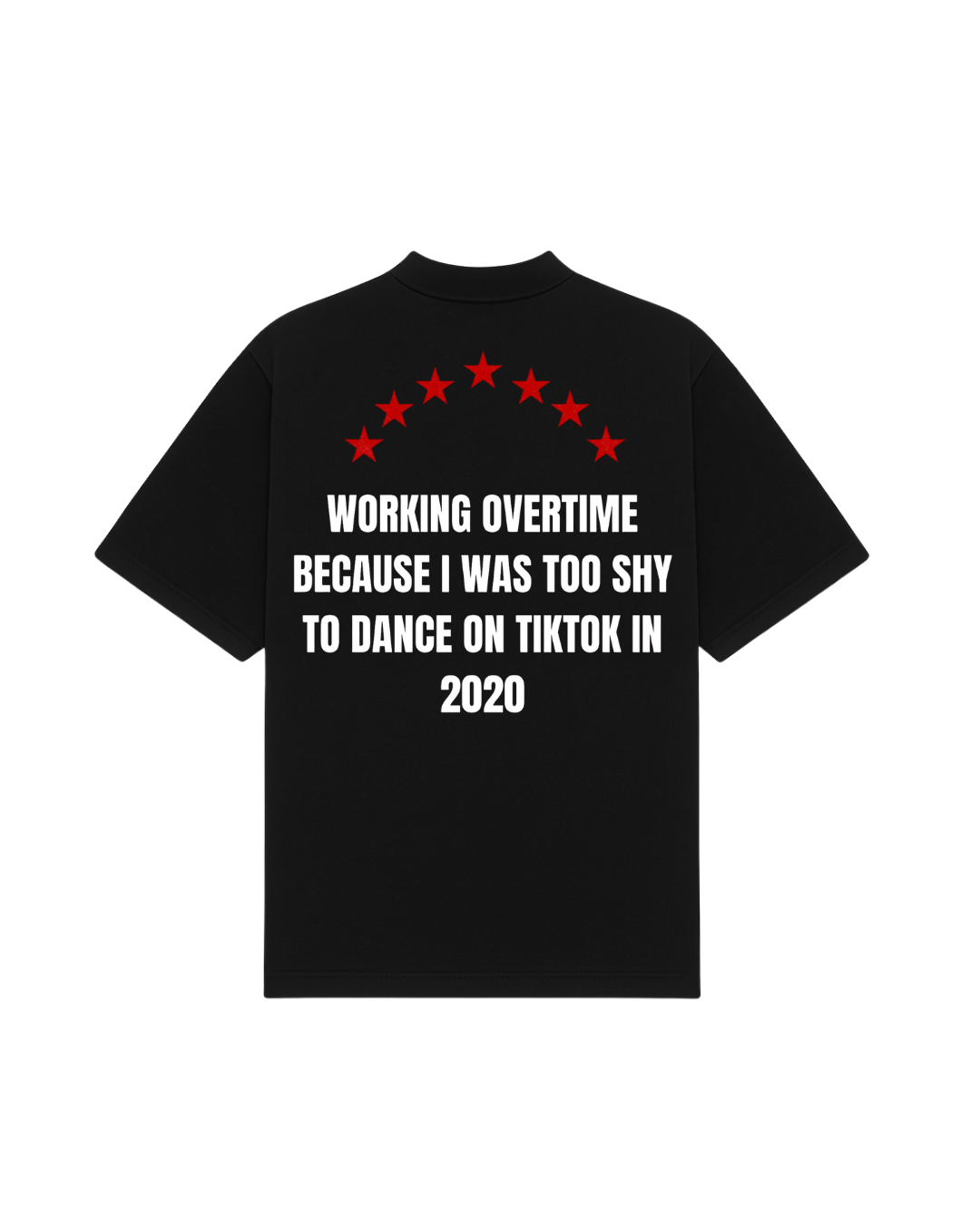 WORKING OVERTIME T-SHIRT BLACK