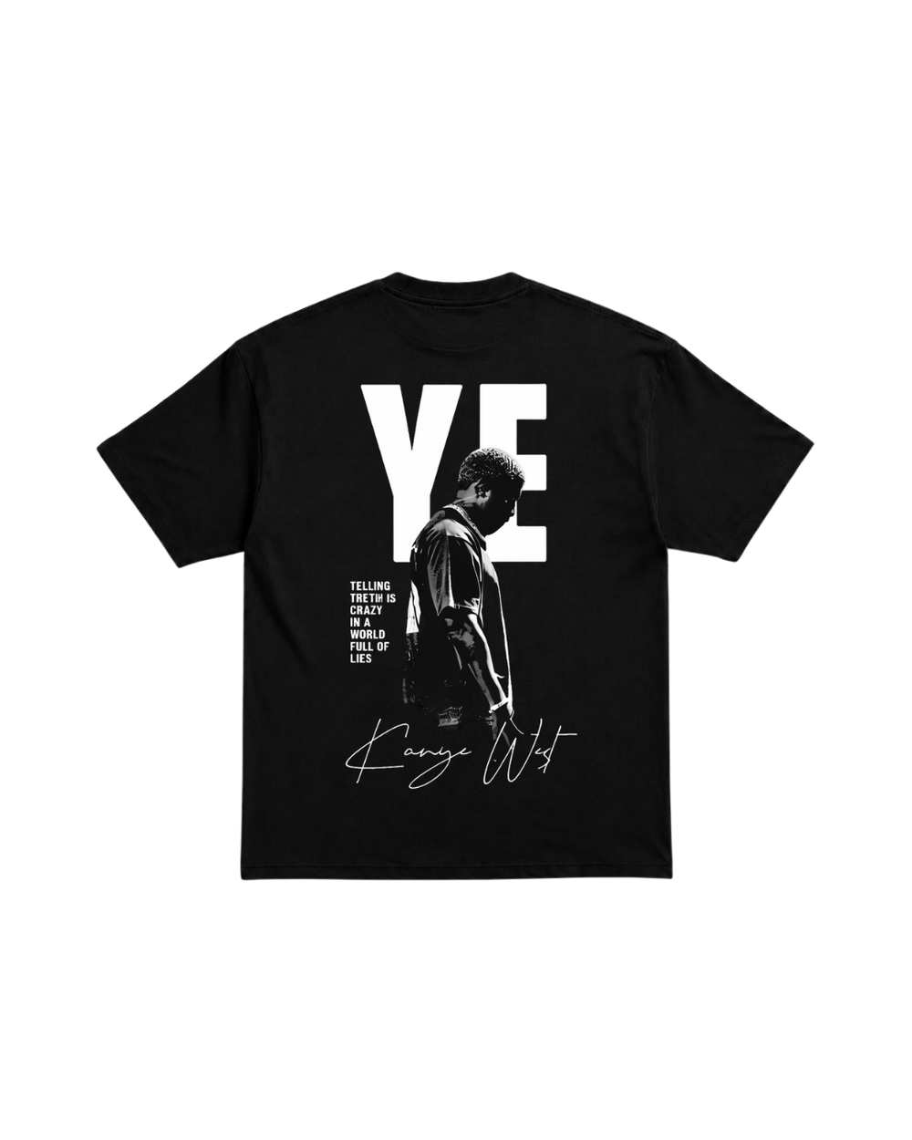 KANYE TRUTH GRAPHIC OVERSIZED TEE