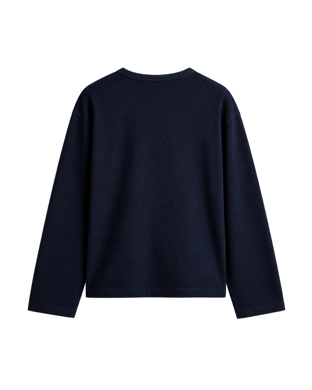 HASHWAY COTTON HENLEY TEE - NAVY