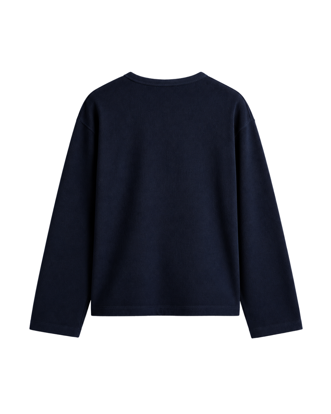 HASHWAY COTTON HENLEY TEE - NAVY