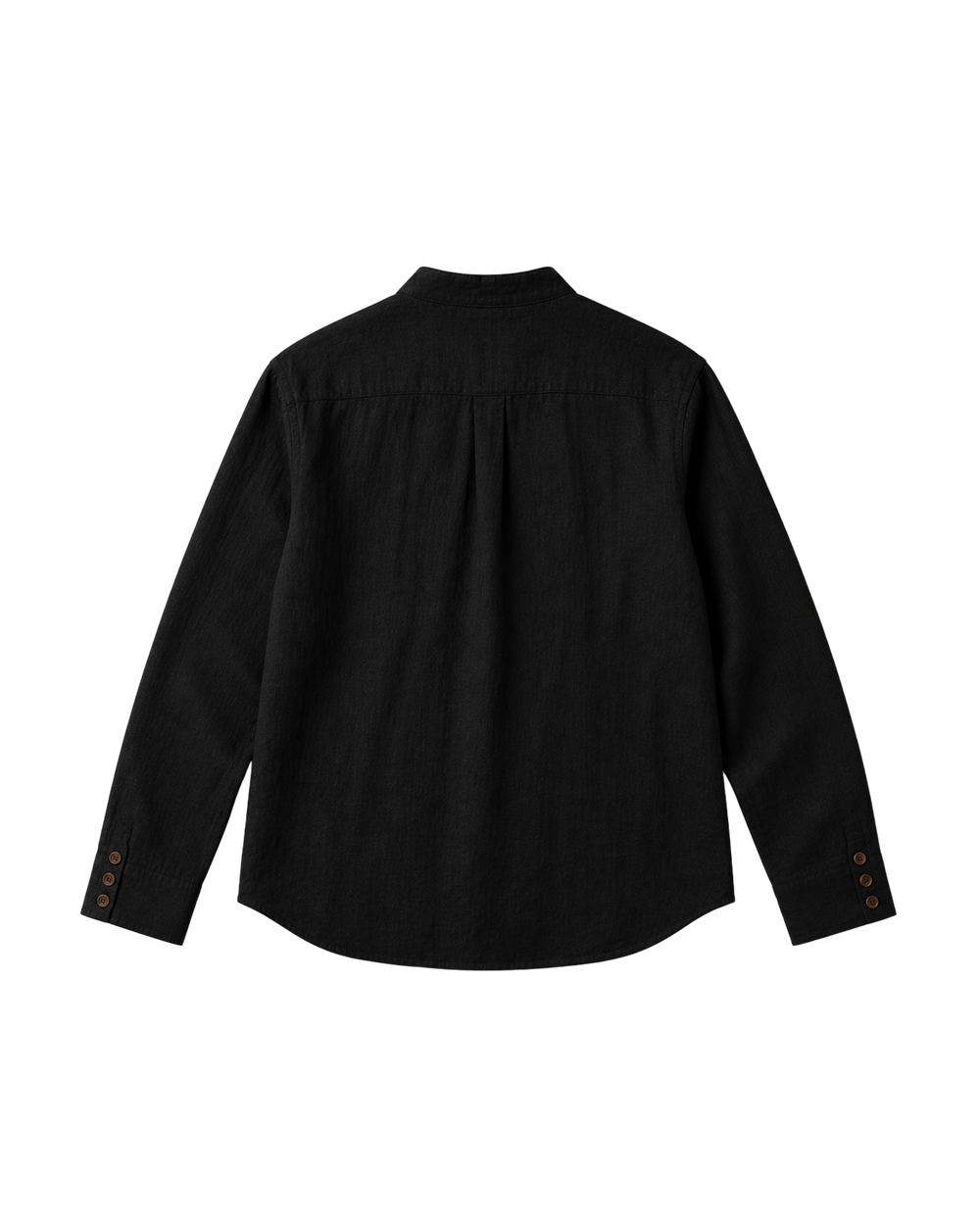 LA PIEGA NERO LINEN SHIRT