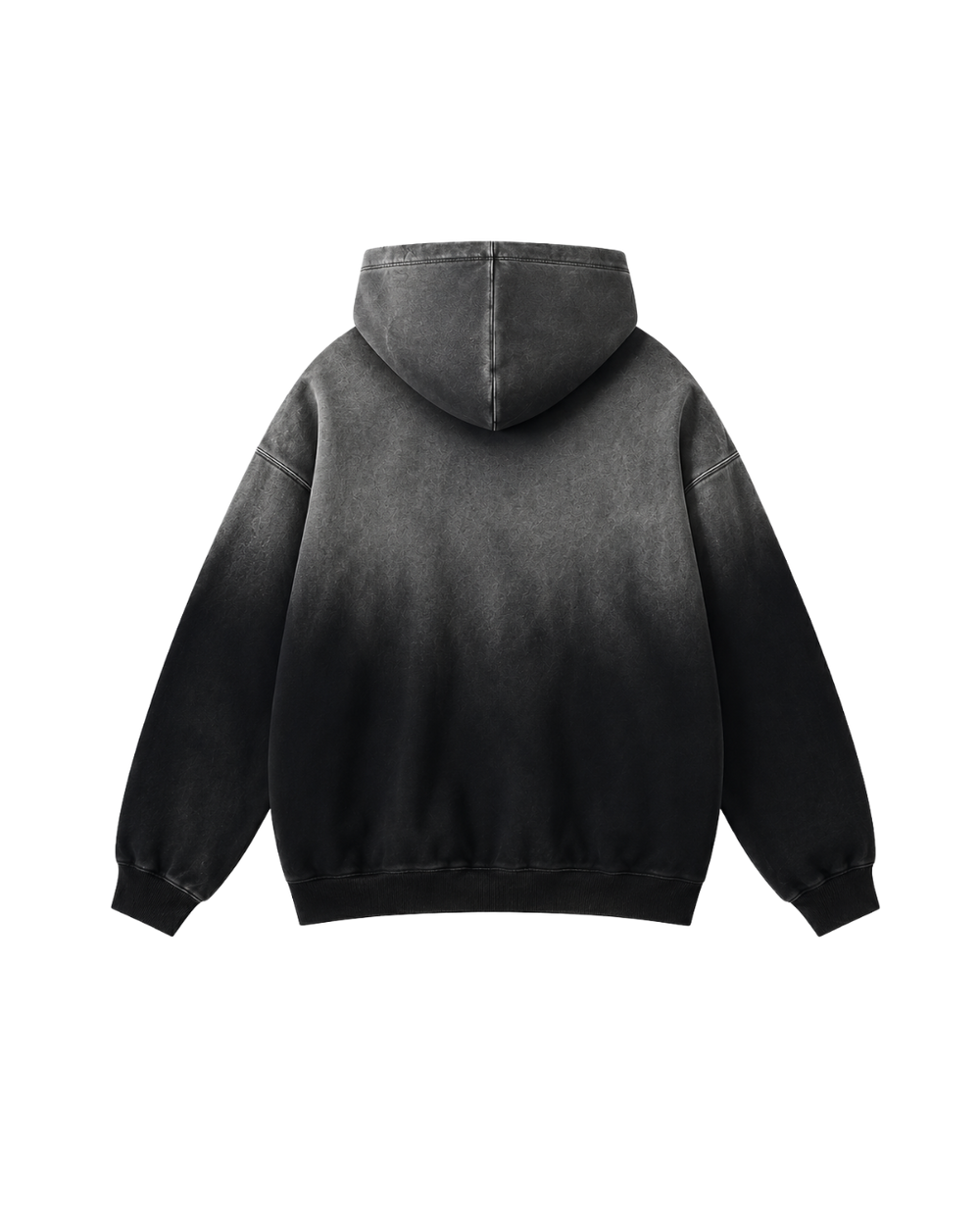 HOUSE OF HASHWAY OMBRÉ HOODIE - BLACK