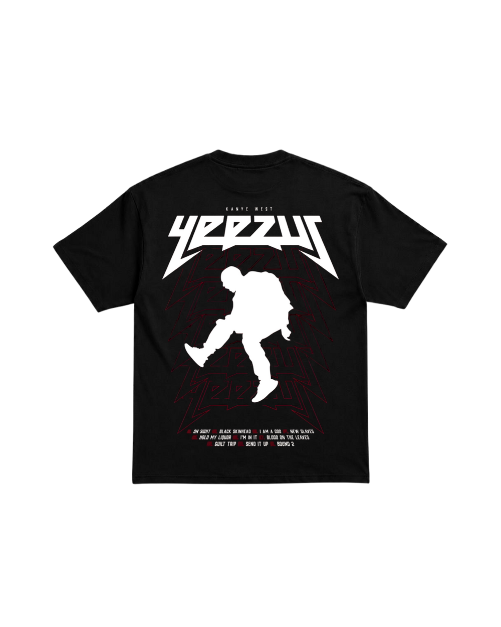 KANYE WEST YEEZY GRAPHIC OVERSIZED TEE