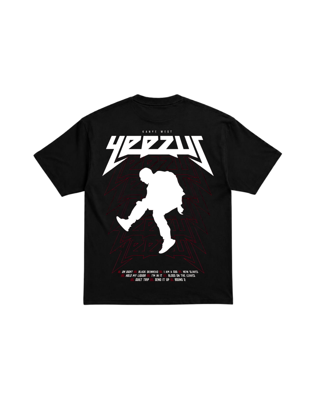 KANYE WEST YEEZY GRAPHIC OVERSIZED TEE