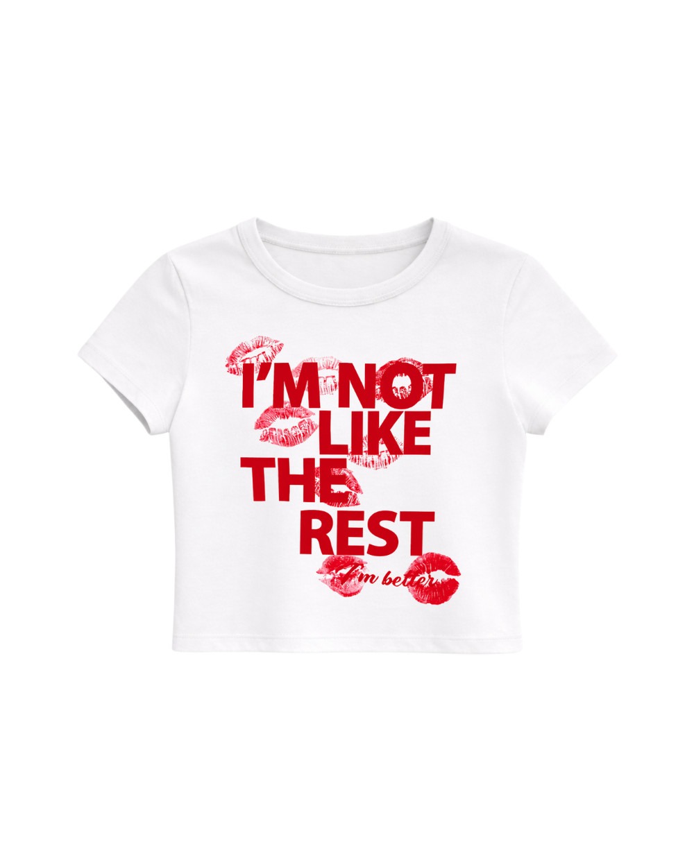 NOT LIKE THE REST BABY TEE - WHITE