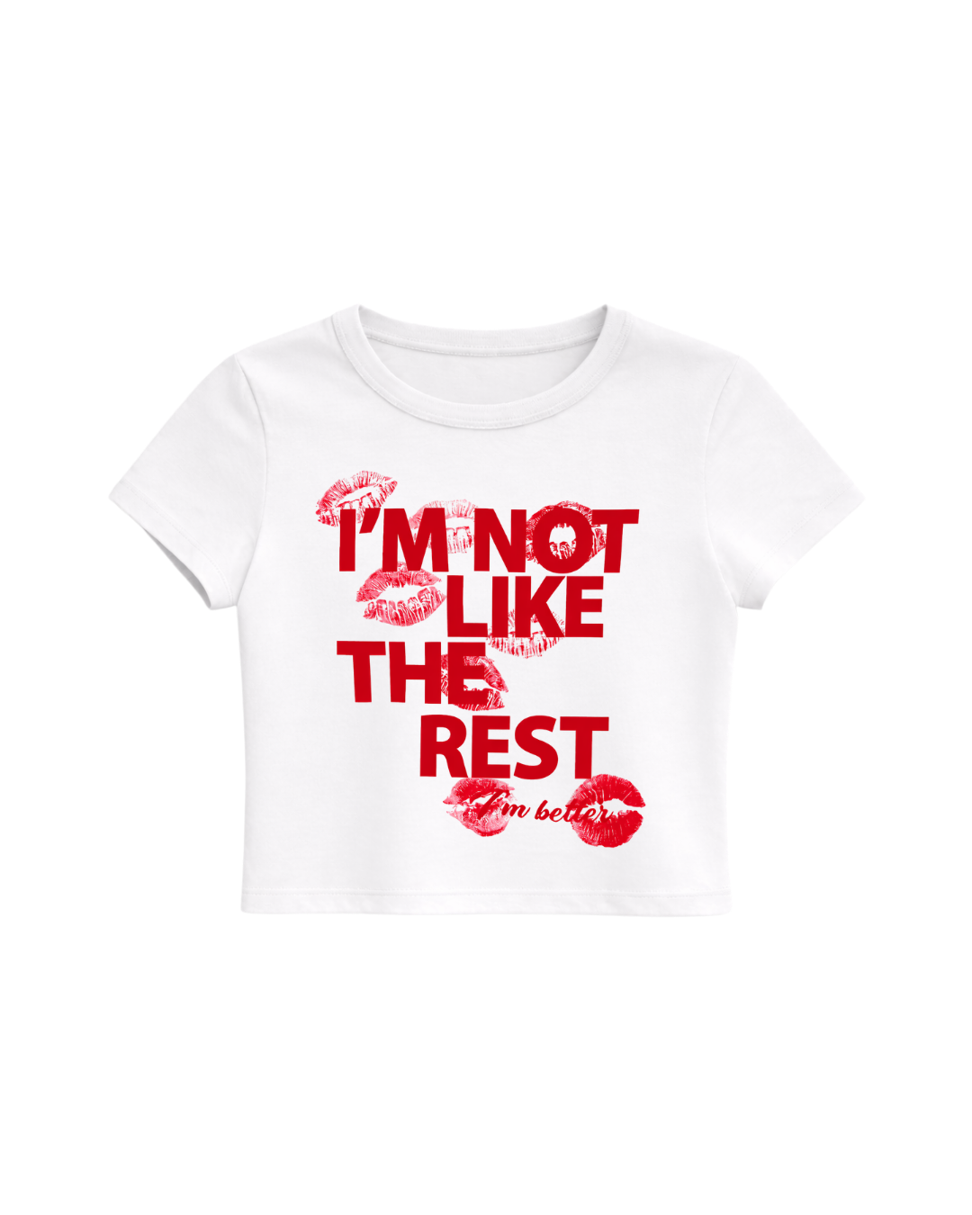 NOT LIKE THE REST BABY TEE - WHITE