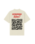 WANNA KISS T-SHIRT BEIGE