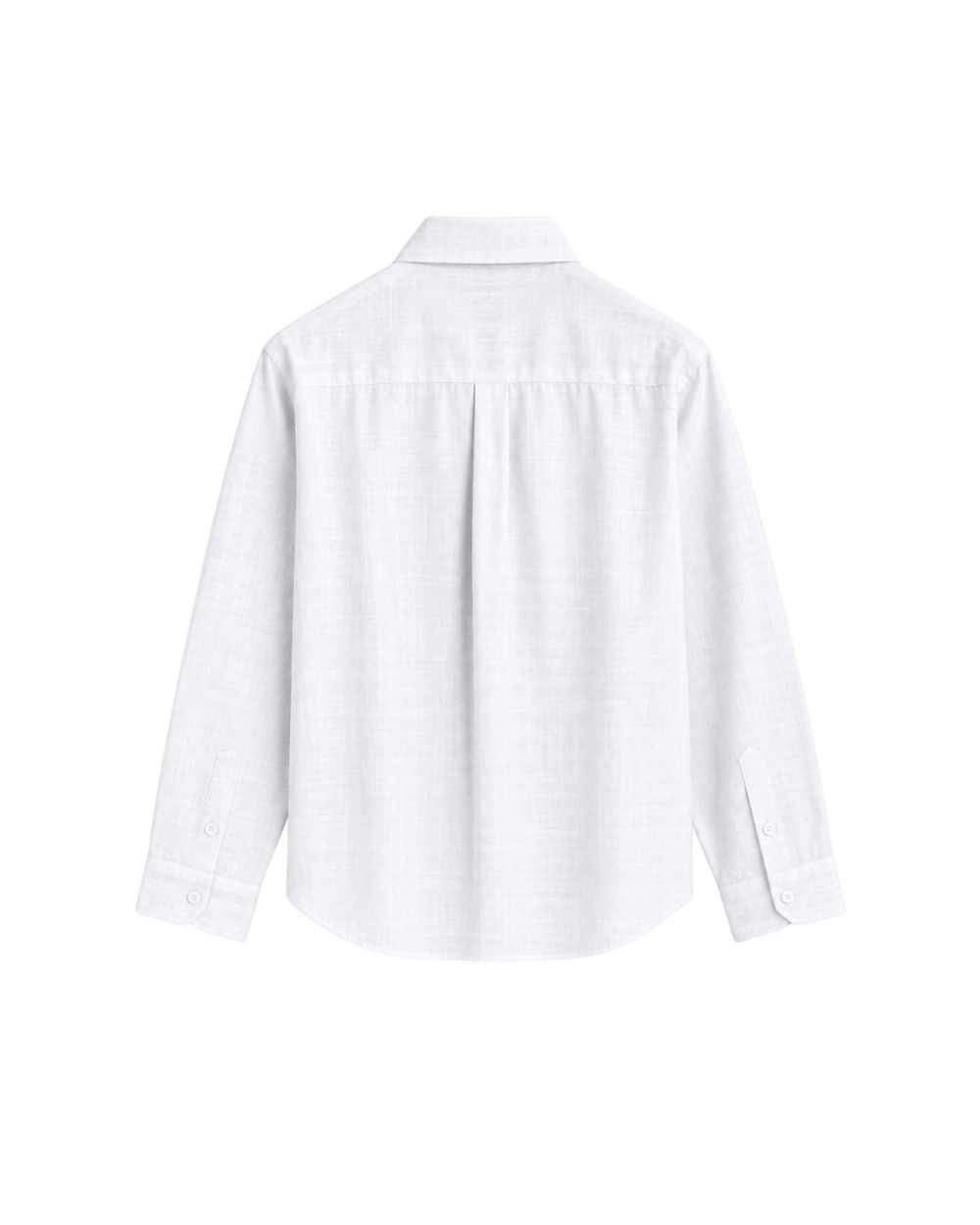 HASHWAY 100% PURE LINEN SHIRT - WHITE