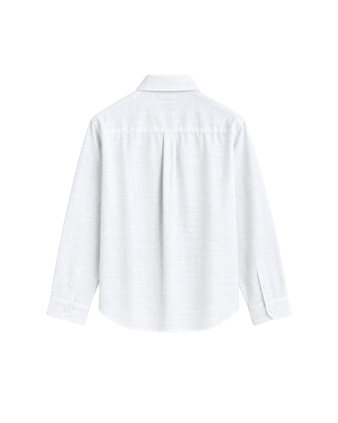 HASHWAY 100% PURE LINEN SHIRT - WHITE