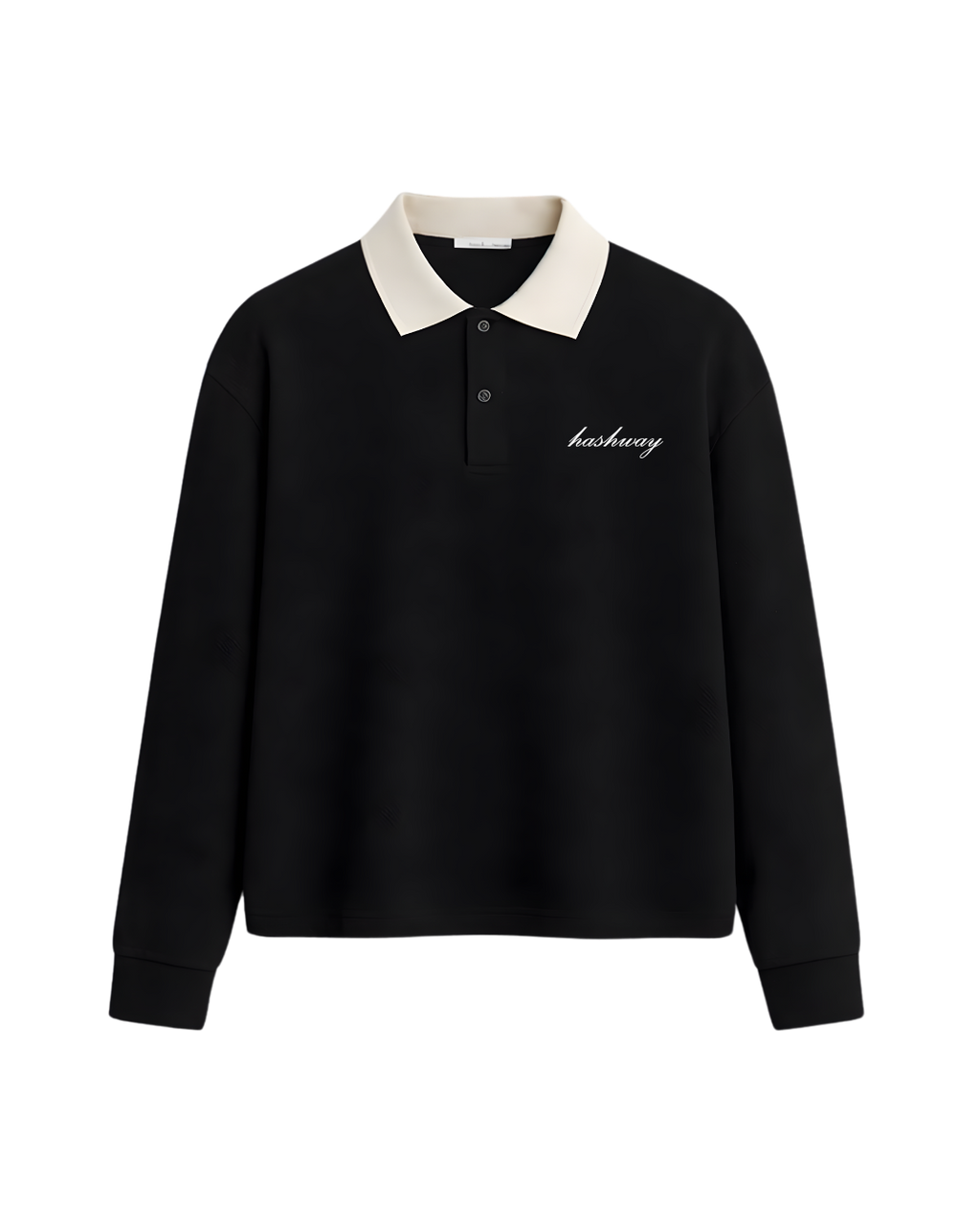 HASHWAY SUMMER CLASSIC POLO T-SHIRT - BLACK
