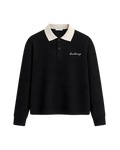 HASHWAY SUMMER CLASSIC POLO T-SHIRT - BLACK