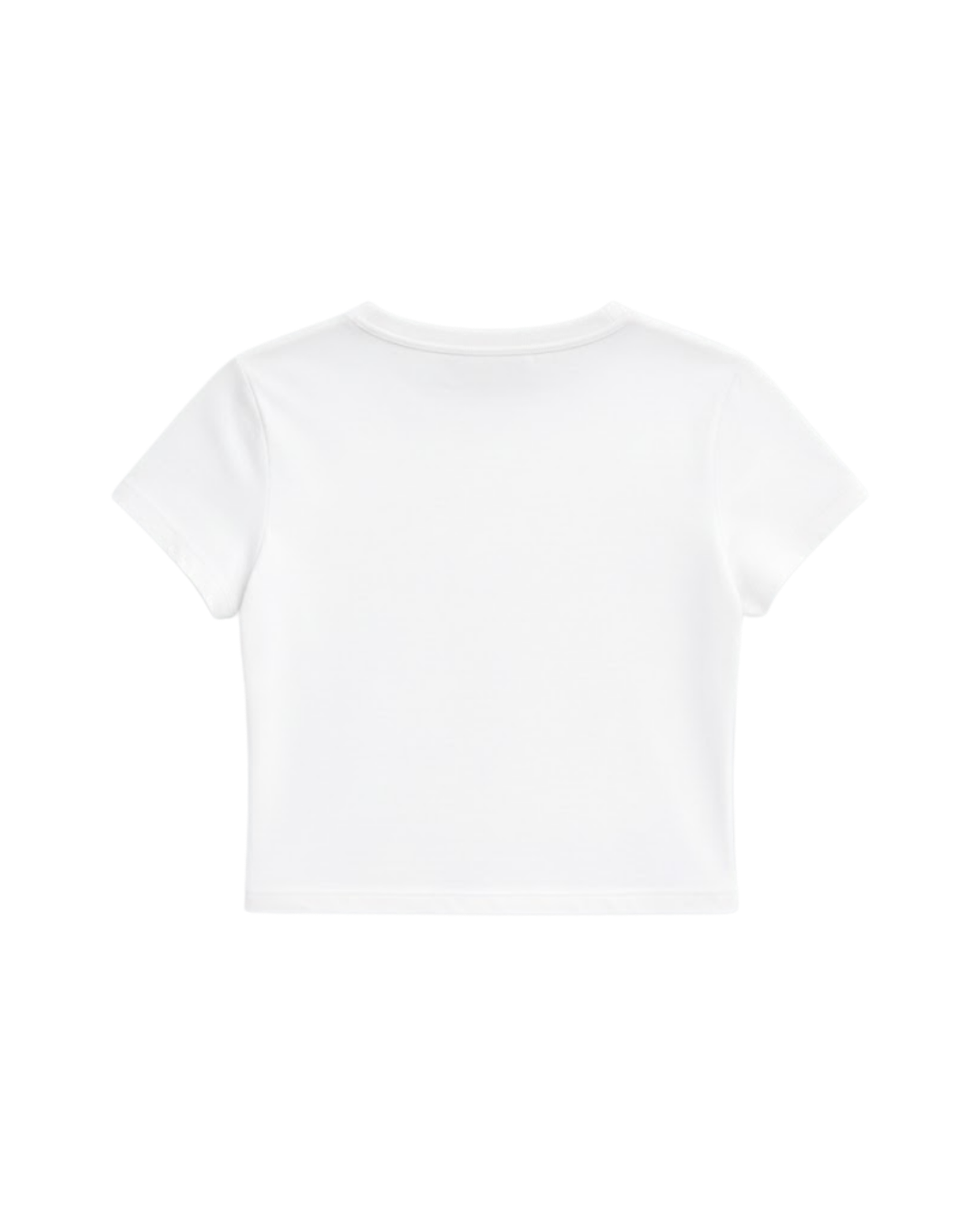 HOTTER THAN YOU EX BABY TEE - WHITE