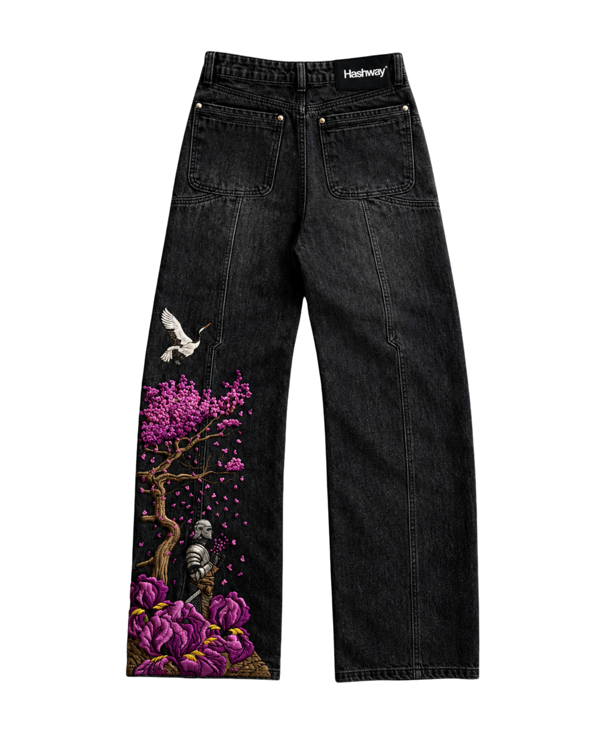 IRON & PETALS EMBROIDERED DENIMS