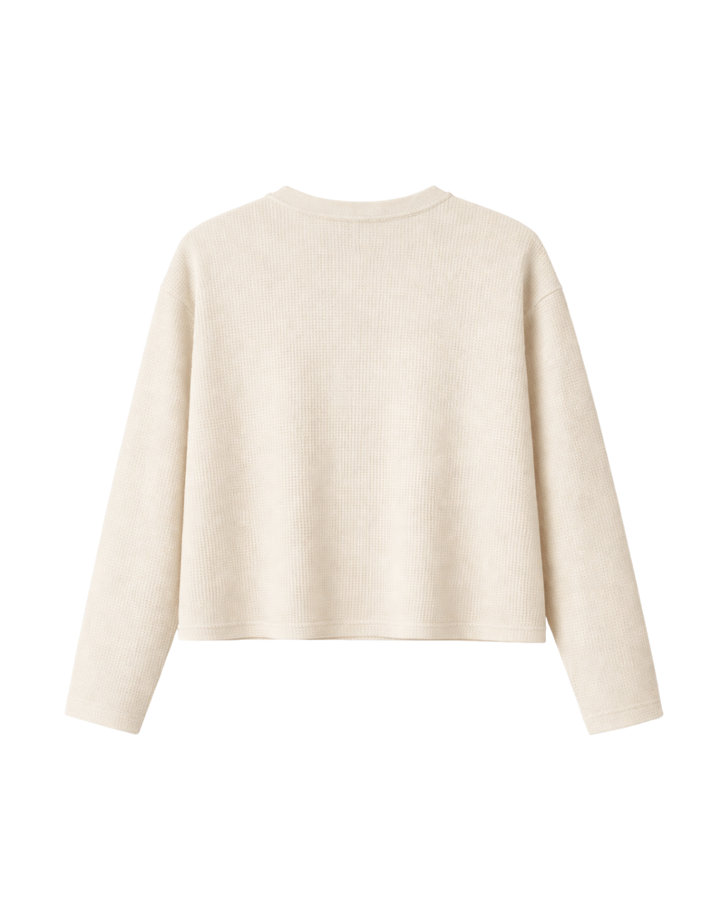 HASHWAY 'CALIFORNIA BEAR' WAFFLE T-SHIRT - OFF WHITE