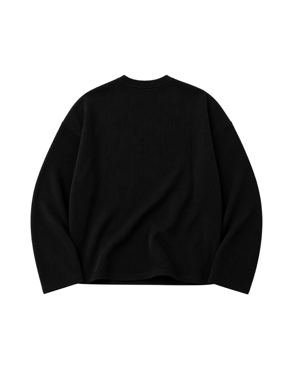 ECLIPSE REAPER WAFFLE TEE - BLACK