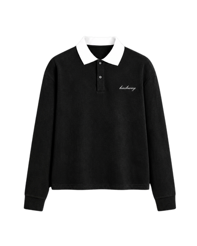 SUMMER CLASSIC POLO T-SHIRT - BLACK