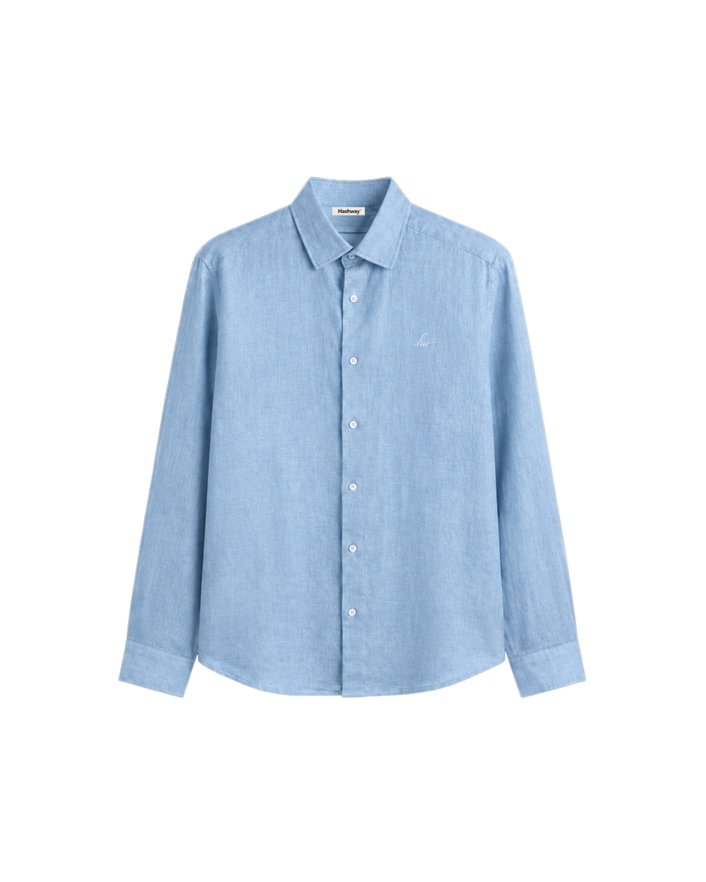 HASHWAY LINEN BLEND SHIRT - SKY BLUE