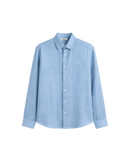 HASHWAY LINEN BLEND SHIRT - SKY BLUE
