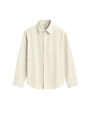 HASHWAY 100% PURE LINEN SHIRT - IVORY