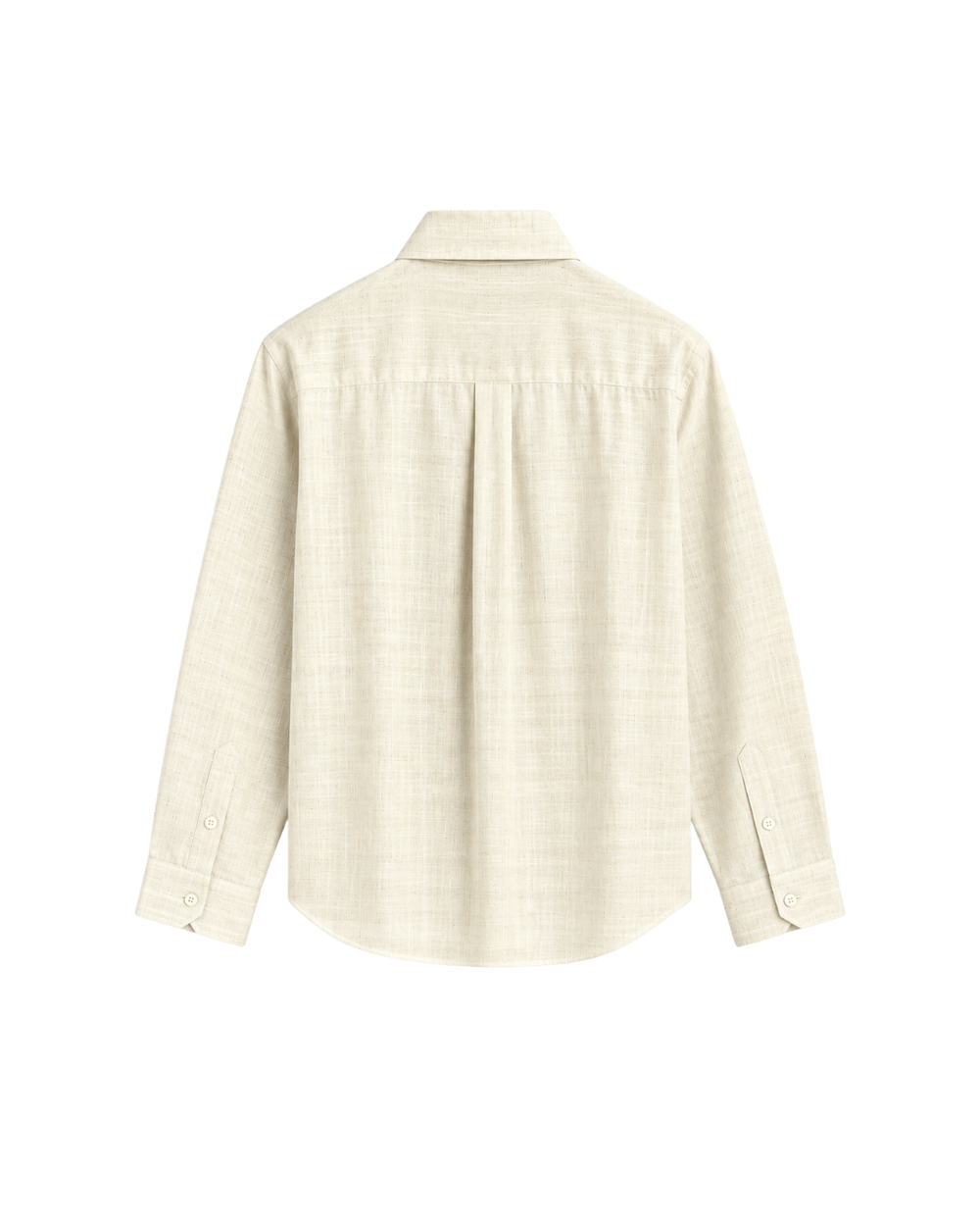 HASHWAY 100% PURE LINEN SHIRT - IVORY