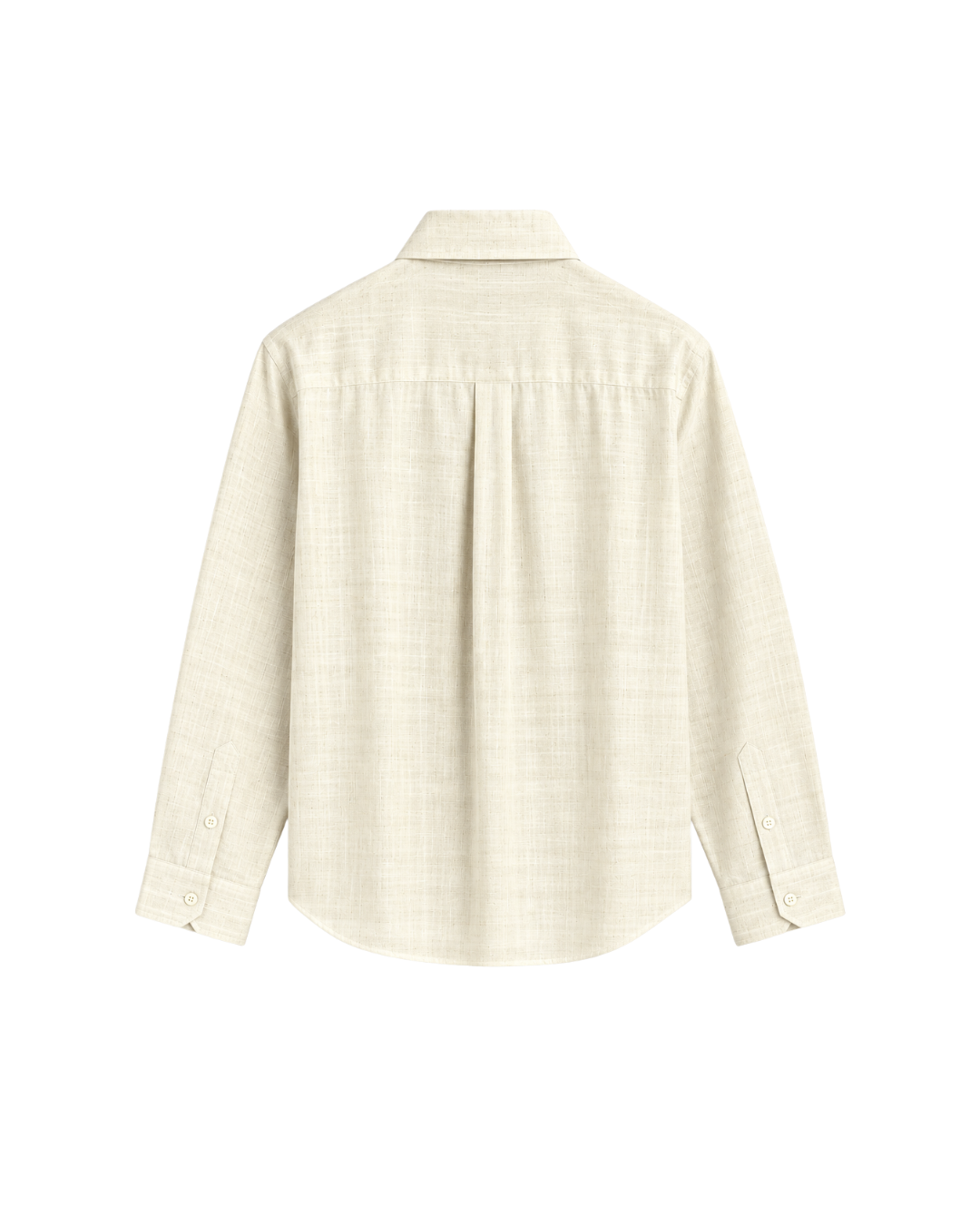 HASHWAY 100% PURE LINEN SHIRT - IVORY
