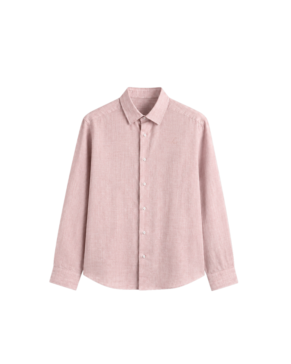 HASHWAY LINEN BLEND SHIRT - PINK