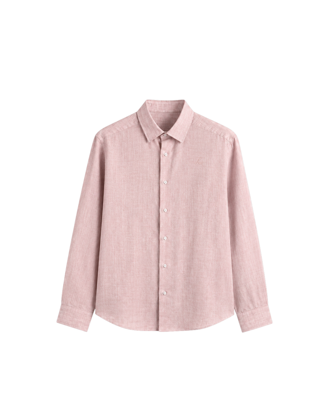 HASHWAY LINEN BLEND SHIRT - PINK
