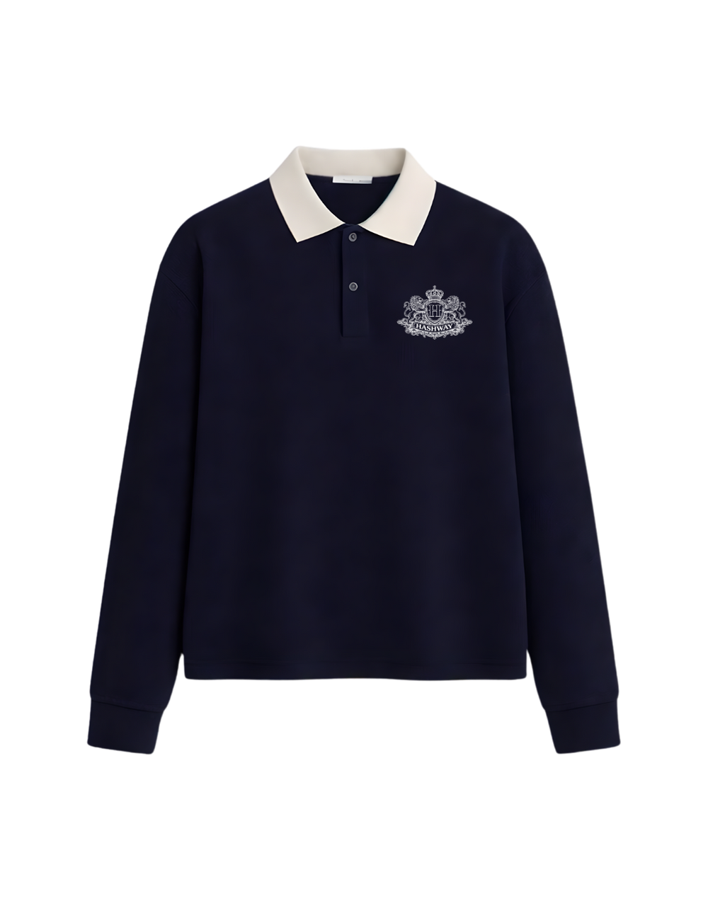 HASHWAY SUMMER CLUB POLO T-SHIRT - NAVY