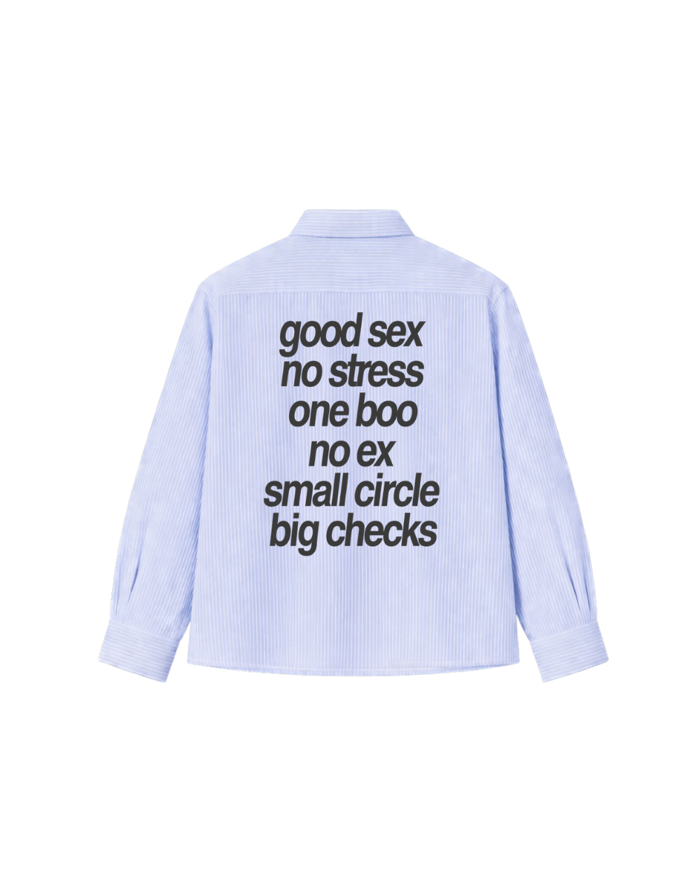 NO STRESS CLUB STRIPED SHIRT
