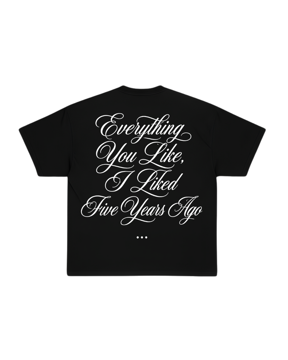 HASHWAY AHEAD OF TIME T-SHIRT - BLACK