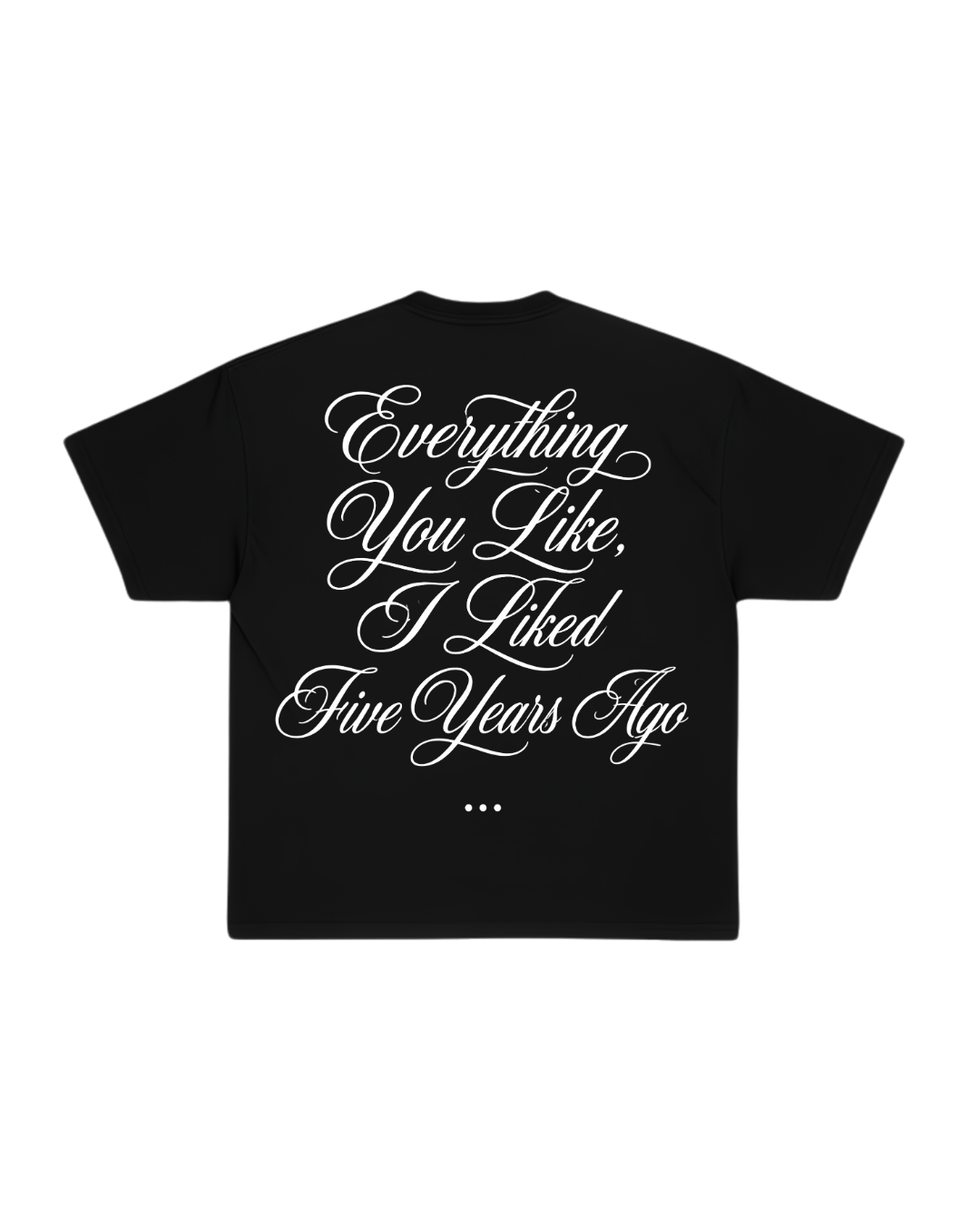 HASHWAY AHEAD OF TIME T-SHIRT - BLACK