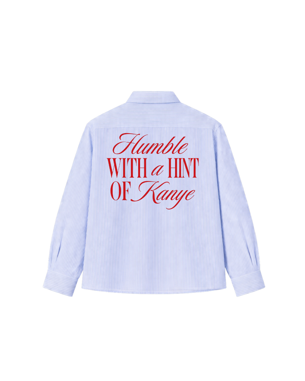 HINT OF KANYE STRIPED SHIRT