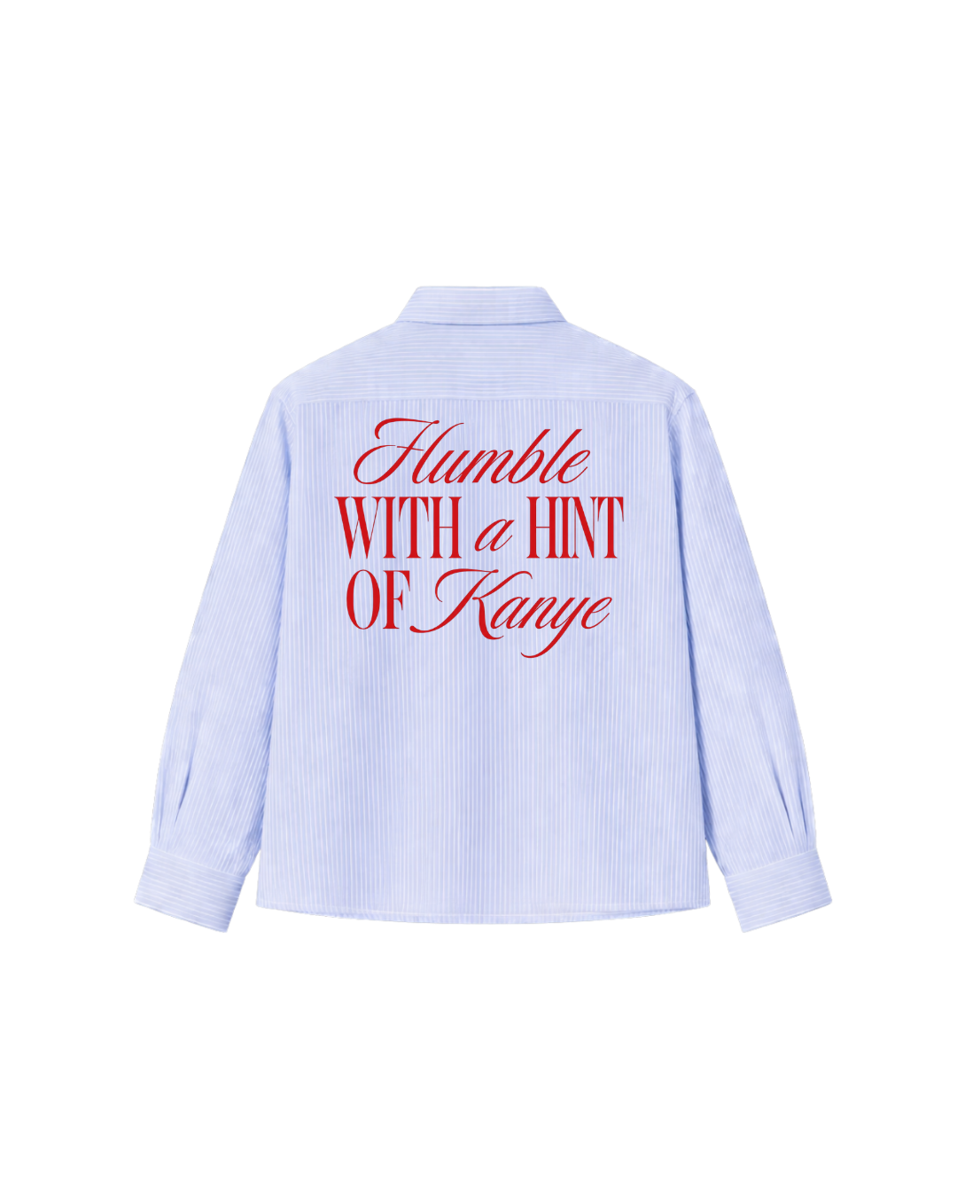 HINT OF KANYE STRIPED SHIRT