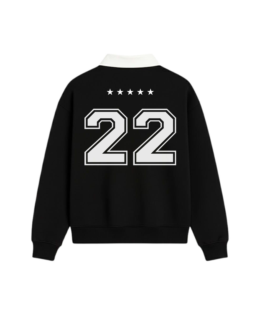 HASHWAY CLUB 22 POLO SWEATSHIRT - BLACK