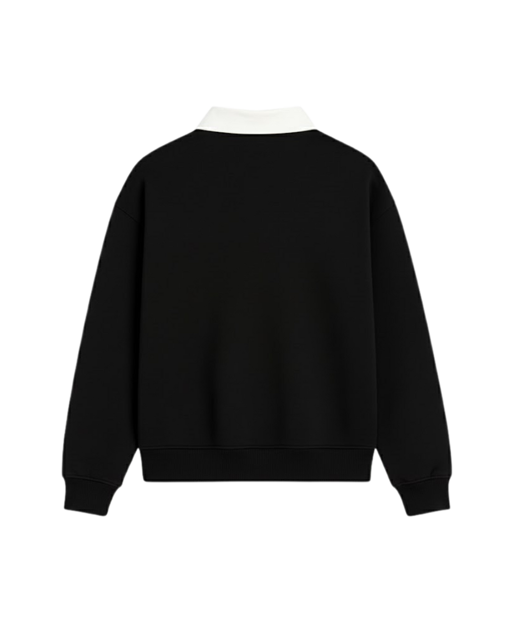 HASHWAY CLASSIC POLO SWEATSHIRT - BLACK